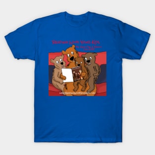 Reading With Your Kids Bear Family T-Shirt